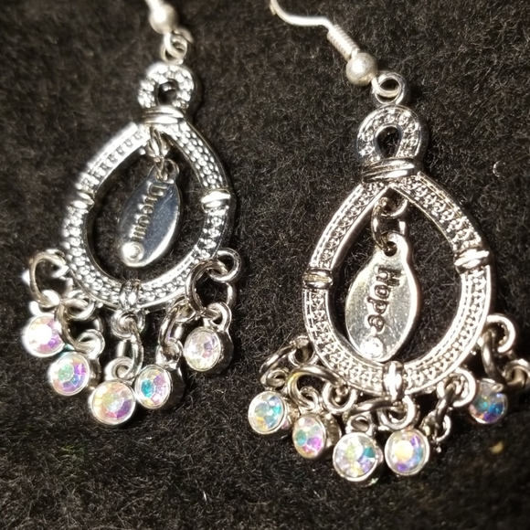 Custom "Ware Your Positive- Hope & Dream Earrings - Picture 2 of 3